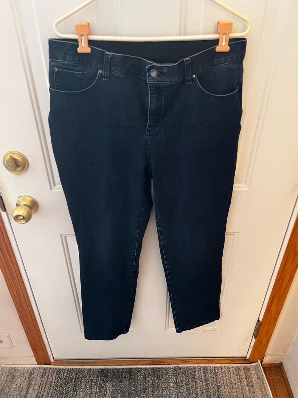 Chico’s Fabulously Slimming Jeans Size 2 Regular Dark Wash